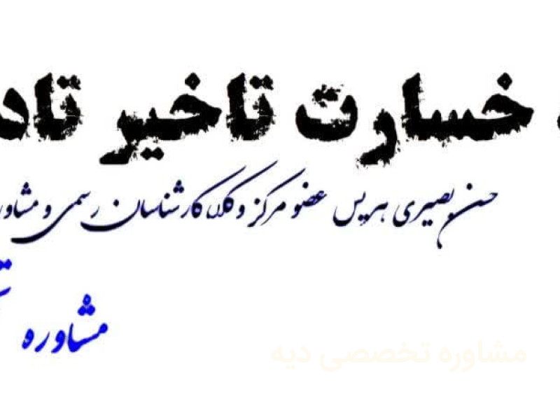 مطالبه خسارت تاخیر تادیه دیه